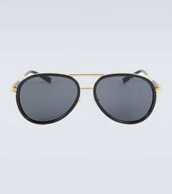 Versace Medusa Roller aviator sunglasses