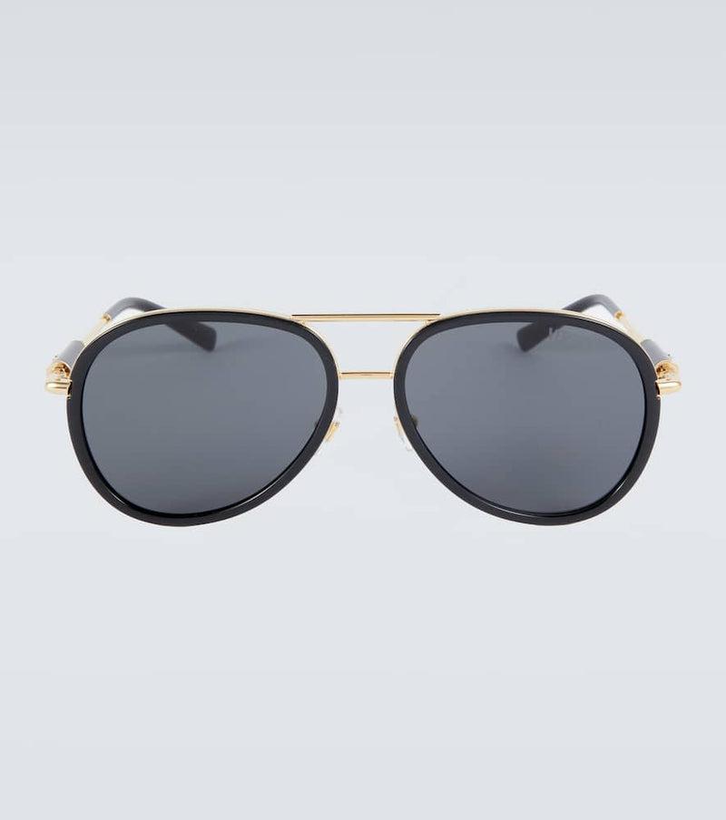 Versace Medusa Roller aviator sunglasses