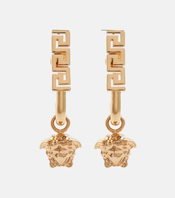 Versace Medusa and Greca earrings