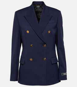 Versace Medusa double-breasted wool blazer