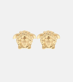 Versace Medusa gold-plated earrings | LYBSTORE