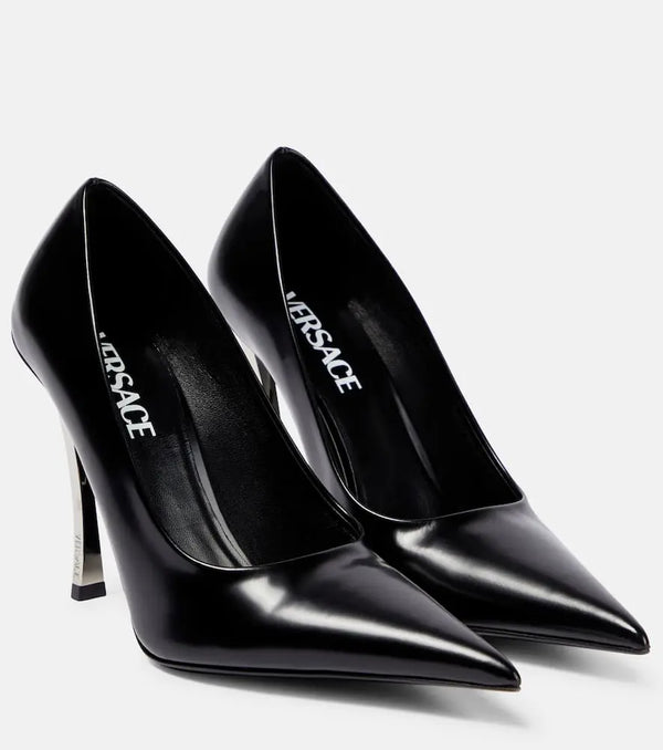 Versace Pin-Point leather pumps | LYBSTORE