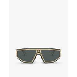 Versace VE2226 wrap-around metal sunglasses | LYBSTORE