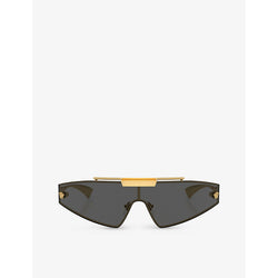 Versace VE2265 irregular-frame metal sunglasses | LYBSTORE