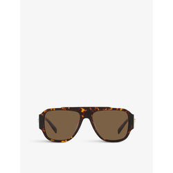 Versace VE4436U pillow-frame tortoiseshell acetate sunglasses | LYBSTORE