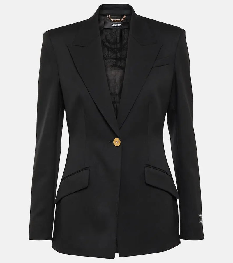 Versace Wool-blend blazer | LYBSTORE