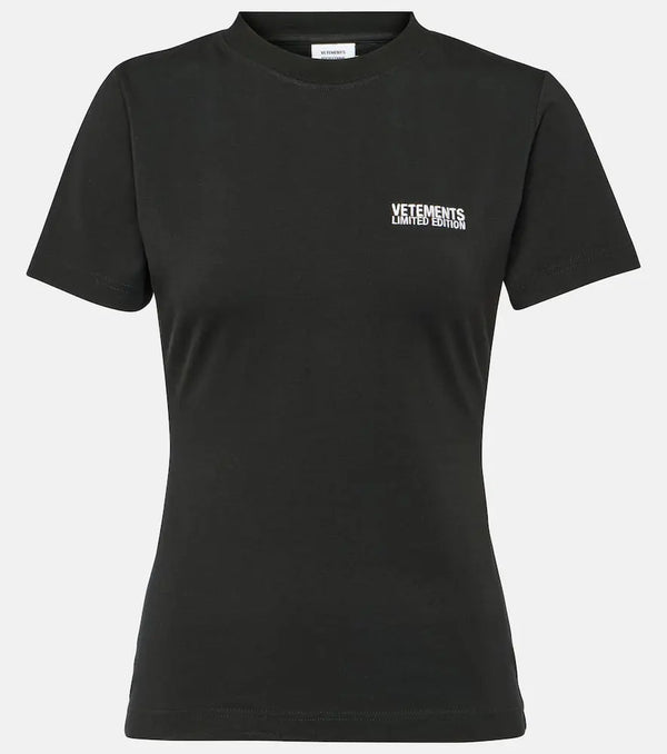 Vetements Cotton-blend jersey T-shirt