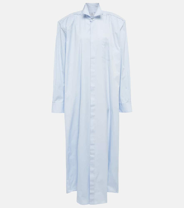 Vetements Deconstructed cotton shirt dress