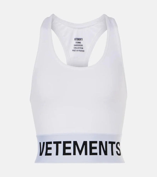 Vetements Logo sports bra | LYBSTORE