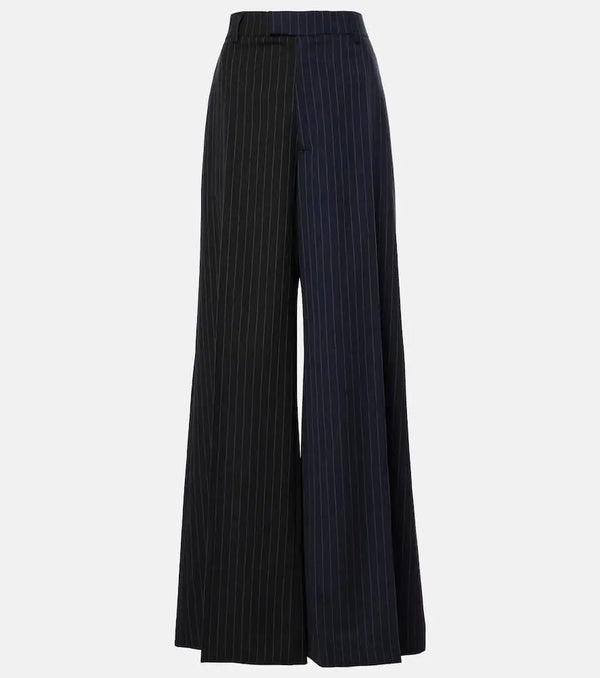 Vetements Pinstripe wool wide-leg pants