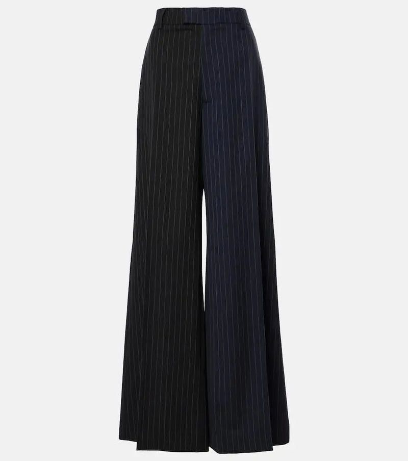 Vetements Pinstripe wool wide-leg pants