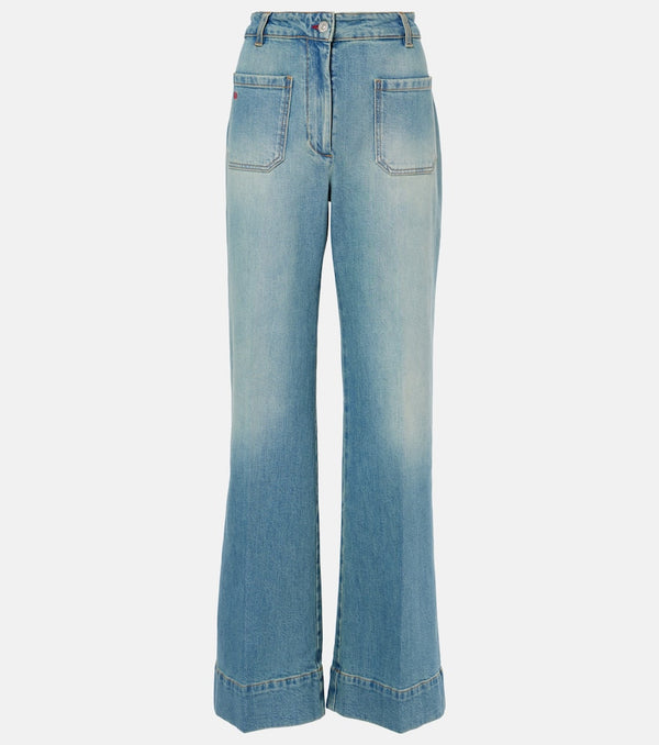 Victoria Beckham Alina high-rise wide-leg jeans