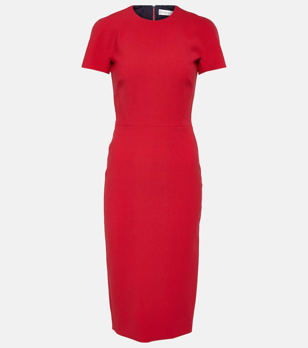 Victoria Beckham Crêpe midi dress