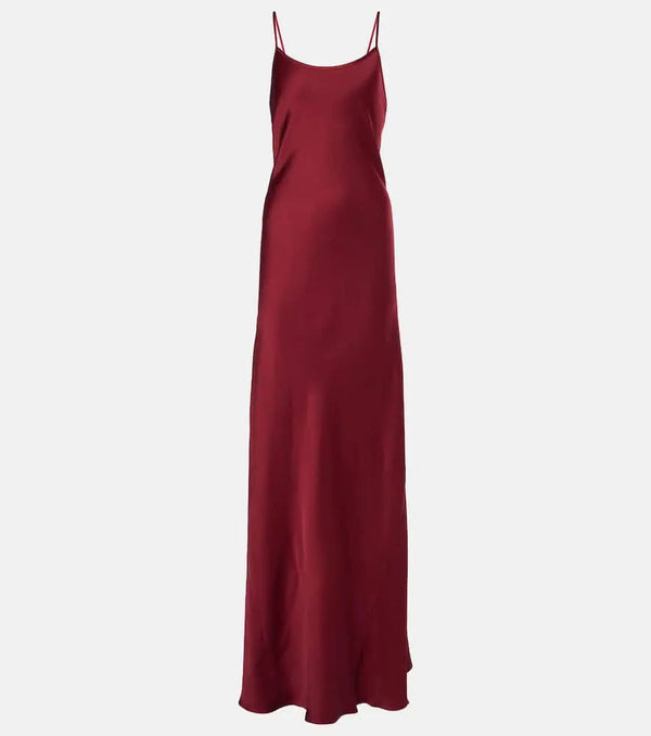 Victoria Beckham Crêpe satin gown | LYBSTORE