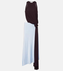 Victoria Beckham Cutout jersey midi dress