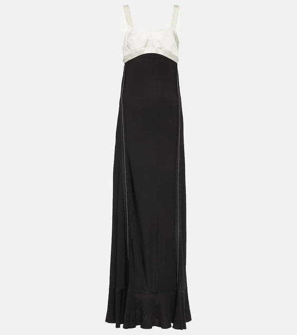 Victoria Beckham Cutout satin gown