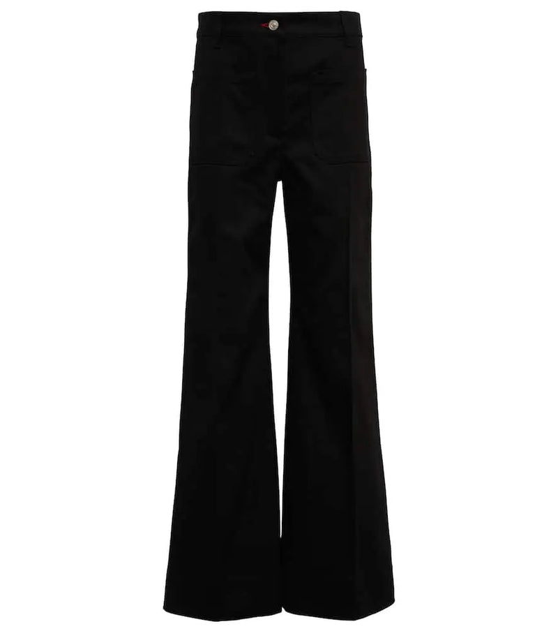 Victoria Beckham High-rise wide-leg jeans