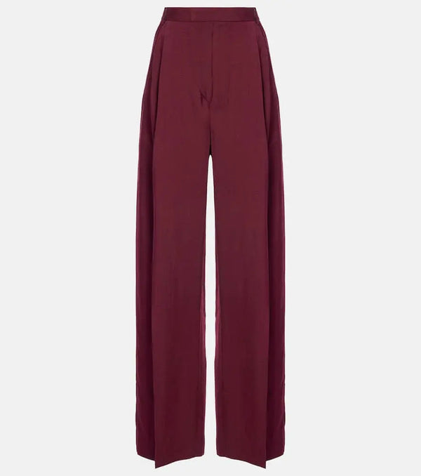 Victoria Beckham High-rise wide-leg pants | LYBSTORE