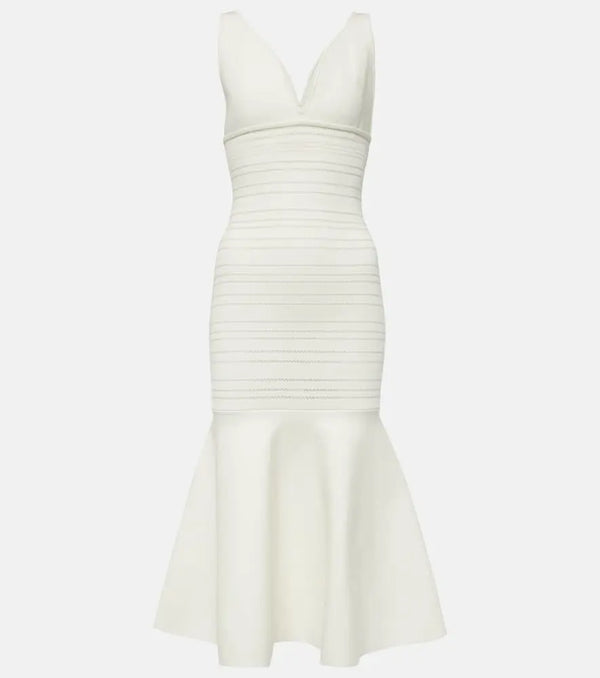 Victoria Beckham Jersey midi dress