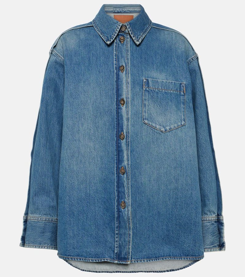 Victoria Beckham Oversized denim shirt