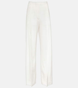 Victoria Beckham Pleated high-rise wide-leg pants