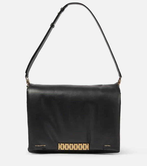 Victoria Beckham Puffy Jumbo Chain leather shoulder bag | LYBSTORE