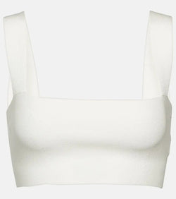 Victoria Beckham Square-neck cropped top