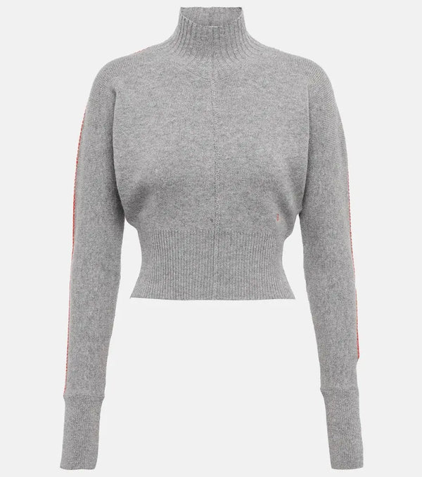 Victoria Beckham Turtleneck cashmere-blend sweater | LYBSTORE