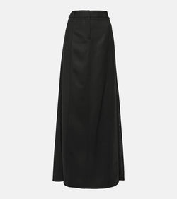 Victoria Beckham Wool-blend maxi skirt