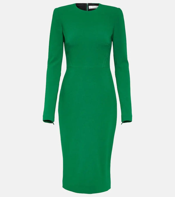 Victoria Beckham Wool-blend midi dress | LYBSTORE