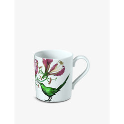 Villeroy & Boch Avarua leaf-print porcelain mug  300ml