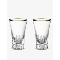 Villeroy & Boch Grand Royal Gold crystal-glass tall glasses set of 2