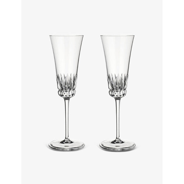 Villeroy & Boch Grand Royal crystal-glass champagne flute set of two