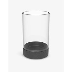 Villeroy & Boch Rock medium glass candle holder 20cm | LYBSTORE