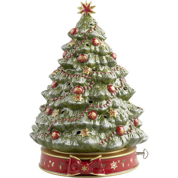 Villeroy & Boch Toy's Delight Christmas tree with musical clock 33cm | LYBSTORE