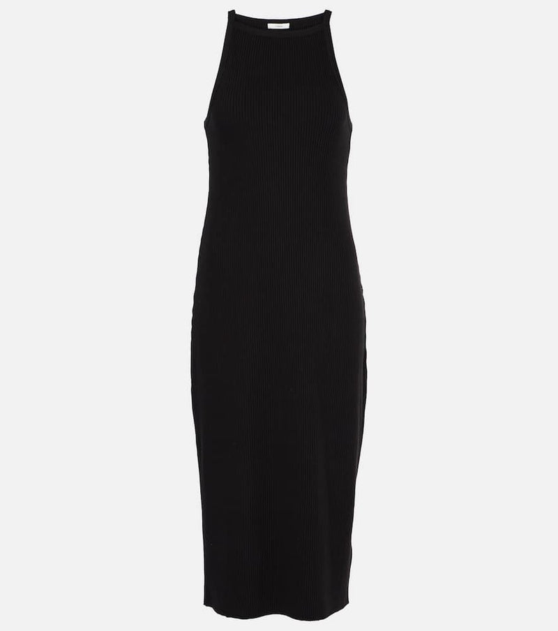 Vince Cotton-blend midi dress