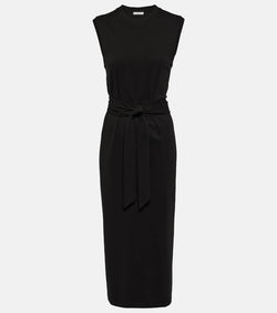 Vince Cotton jersey midi dress