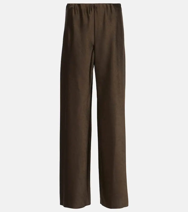 Vince Fluid satin straight pants | LYBSTORE