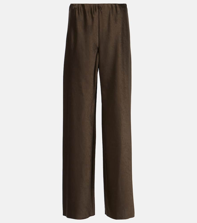 Vince Fluid satin straight pants