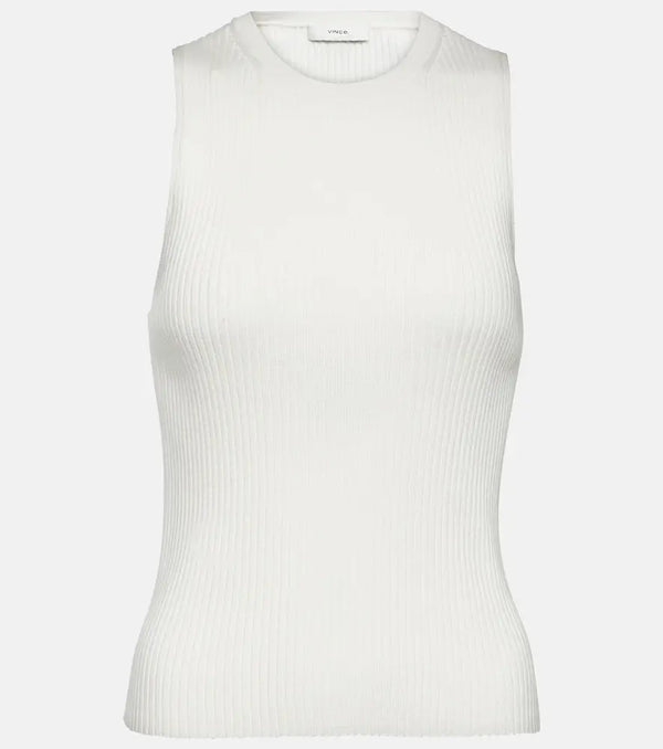 Vince Ribbed-knit tank top | LYBSTORE