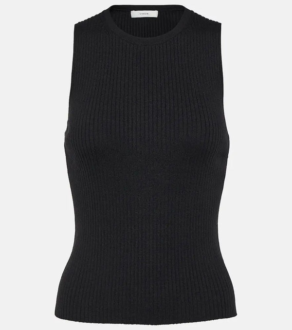 Vince Ribbed-knit tank top