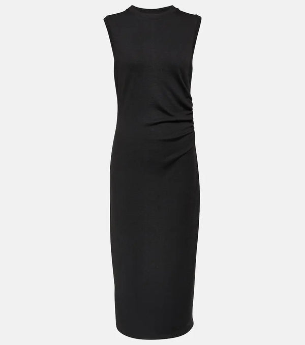 Vince Ruched midi dress | LYBSTORE