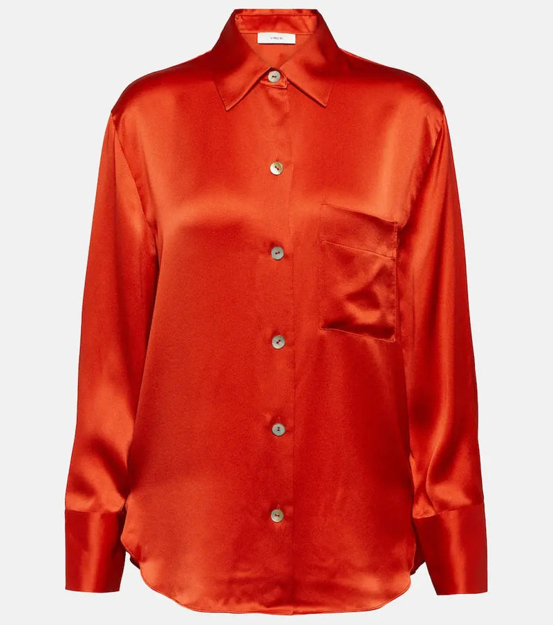 Vince Silk satin blouse