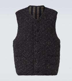 Visvim Reversible wool tweed vest