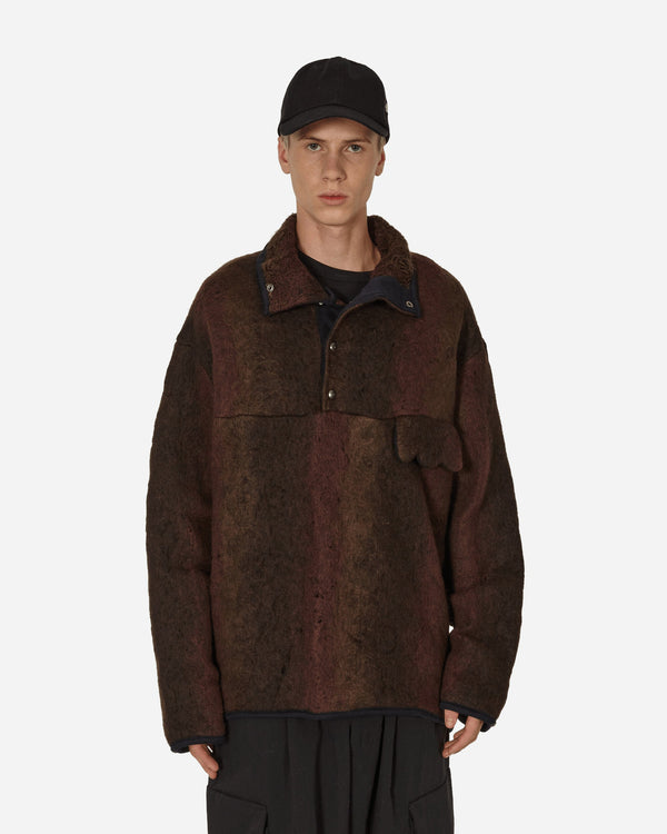 Vitelli Doomboh Button-Up Pullover Brown