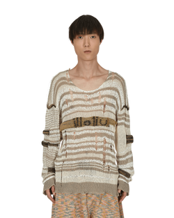 Vitelli Chaga Reverse Logo Stitch Sweater Multicolor