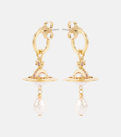 Vivienne Westwood Aleksa embellished drop earrings