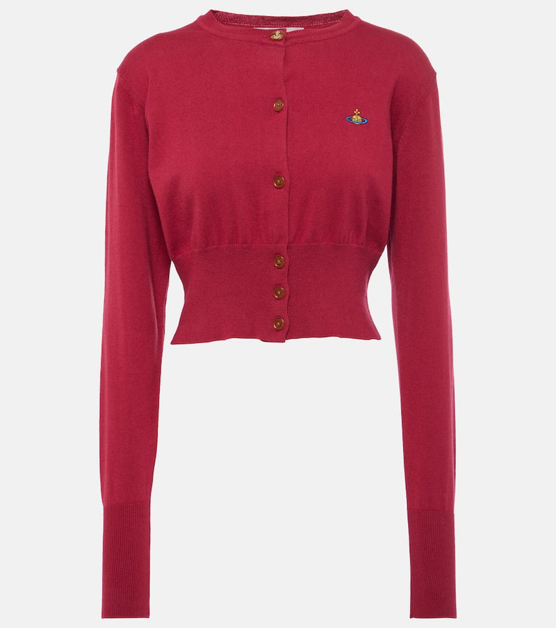 Vivienne Westwood Bea cropped cotton and cashmere cardigan