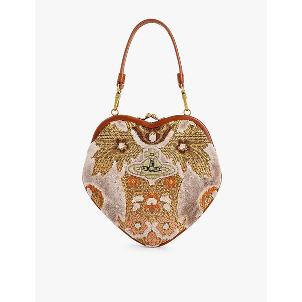 Vivienne Westwood Belle heart woven handbag | LYBSTORE