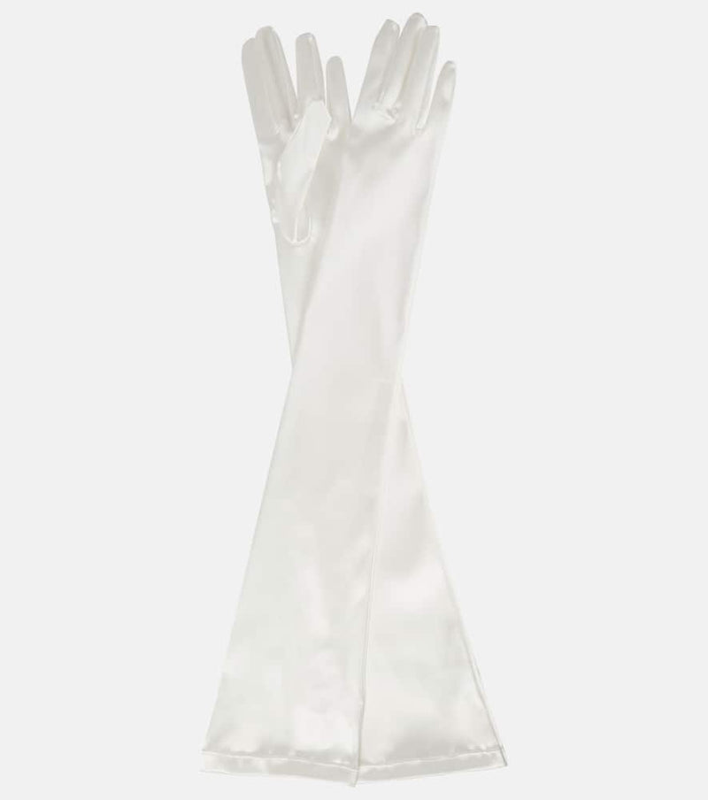 Vivienne Westwood Bridal satin opera gloves